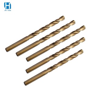 DIN338 High Speed Steel Drill Bits M35 Cobalt Containing For Stainless Steel