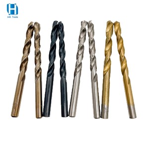 HSS DIN338 Straight Shank Twist Drill Bit For Metal Drilling