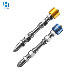 1/4″ Hex Shank 65mm Anti-slip Double Ended Phillips Screwdriver Bit With Magnetic Coil