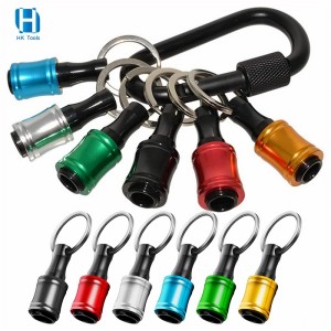 1/4 Inch Hex Shank Screwdriver Bits Holder Extension Bar Keychain Screw Adapter Drill Fast Change Bit Holder