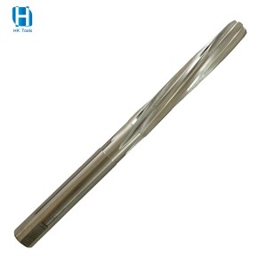 DIN206 HSS M2 Straight Shank Spiral Flute Hand Reamers 12mm For Metal Reaming