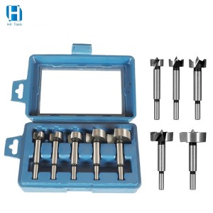 5PCS High Carbon Steel Forstner Drill Bit Set For Woodworking Carpenters