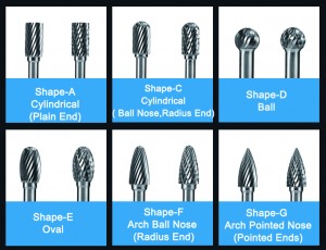 Factory Wholesale Solid Carbide Rotary Burr Cutting Tools Tungsten Carbide Burs