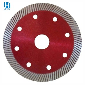 Factory Wholesale Sintered 105-230mm Turbo Diamond Cutting Disc Saw Blades For Ceramic Granite Marble Tile