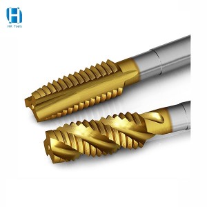 Machine Taps Spiral Pointed with TiN Coated CNC machine taps for threading stainless steel