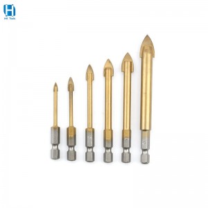 Straight shank spear tip glass drill bit is a specialized tool used for drilling holes in glass,tile,Ceramic.