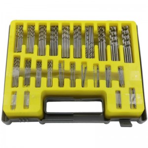 150 pcs 0.4-3.2mm Mini HSS Twist Drill Set for Mini Micro Small Craft Hobby