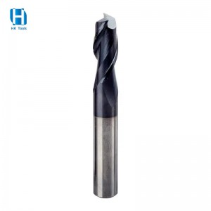 HRC45 2 Flutes Square End Mill for carbon structural steel, mold steel, alloy steel and below HRC45 steel