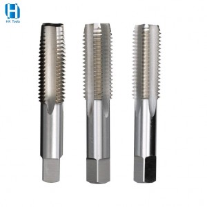 Straight flute hand use thread cutting taps for Tapping Metal Threads