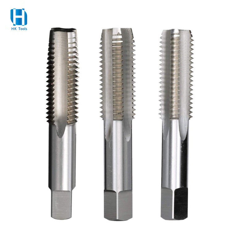 Straight Flute Hand Use Thread Cutting Taps For Tapping Metal Threads