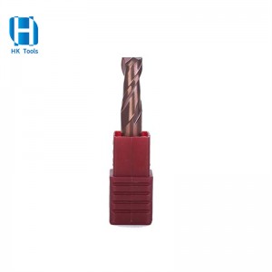 High Quality 55 HRC 2 Flutes End Mill For below HRC55 steel cutting