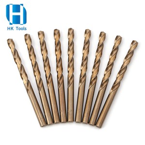 Best quality HSS M42(Co8%) straight shank twist drill bits for metal stainless steel drilling