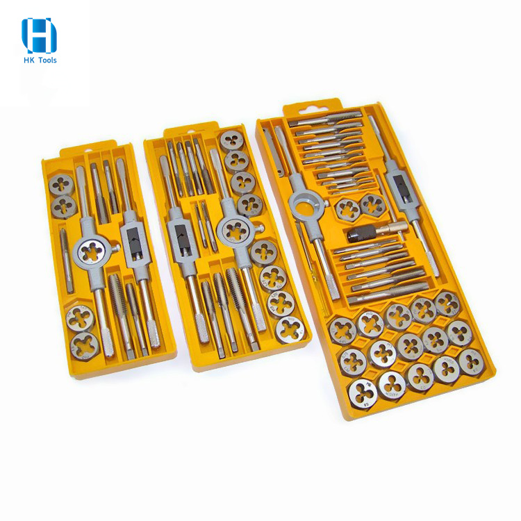 Pelanggan Tap & Die Set 12pcs20pcs 40pcs Ulir Sekrup Hand Tap Thread Rolling Die