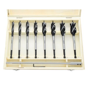Fast Quick Change Hex Shank Wood Drilling Four Flutes Auger Drill Bit For Hardwood Softwood