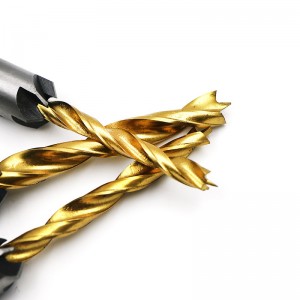 Titanium Plated Tri-tip Countersink Drill Reaming Bit Set Woodworking Chamferer