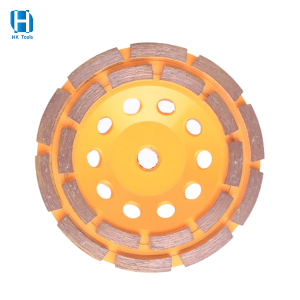 Double Row Diamond Concrete and Granite Cup Grinding Sanding Wheel Disc