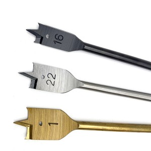 Tri-Point Paddle Flat Wood Spade Drill Bit for Wood Clean and Fast Drilling
