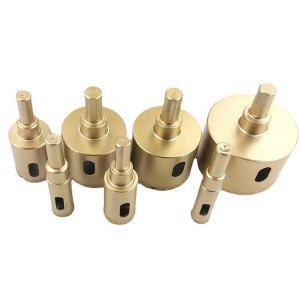 6-60mm Diamond Brazed Core Dry Drill Hole Opener For Porcelain Tiles Marble Hole Saw Cutter