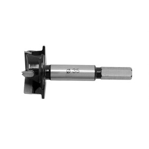 Forstner Drill Bits 35mm Tungsten Carbide Three-edge Blade Hole Opener For Wood Board