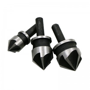 3pcs 90 Degrees Hex Shank 5 Flutes Deburring Hole Cutter Chamfering Tool Countersink Drill Set