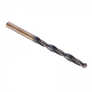 10PCS HSS 4341 Straight Shank Drill Bit Set Black&Yellow With Plastic Box For Metal Drilling