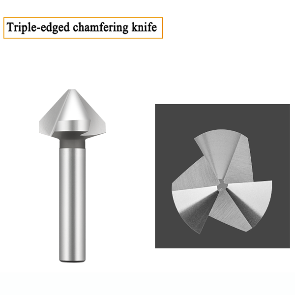 triple flute countersink drill bit