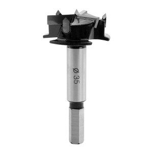 Forstner Drill Bits 35mm Tungsten Carbide Three-edge Blade Hole Opener For Wood Board