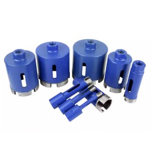Hot Sale Hex Round Shank Diamond Hole Saw Dry Cut Vacuum Brazed Core Drill Bit