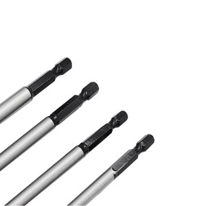 Fast Quick Change Hex Shank Wood Drilling Four Flutes Auger Drill Bit For Hardwood Softwood