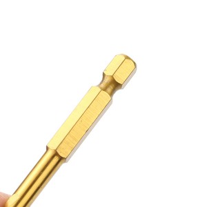 1/4″ Hex Shank Titanium Coated High Speed Steel Drill Bits for Metal Quick Change 1/16″-1/4″