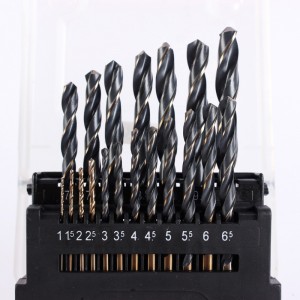 Straight Shank Drill Bits Set (1mm-10mm/19pcs) Drill Bits for Metal