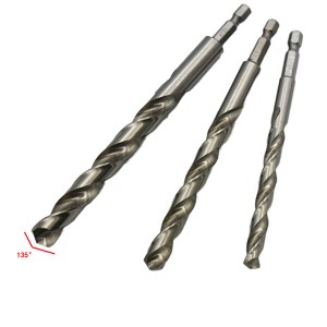 Wholesale Hexagonal Shank HSS M35 Twist Drill Bit For Stainless Steel