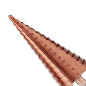 M35 Cobalt Containing HSS Step Drill Bits Hexagonal Shank For Stainless Steel