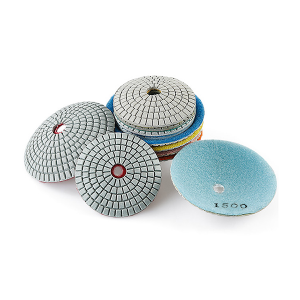 100mm 4Inch Diamond Polishing Pads For Concave Marble Quartz Granite