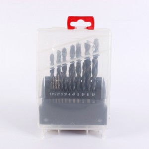 Straight Shank Drill Bits Set (1mm-10mm/19pcs) Drill Bits for Metal