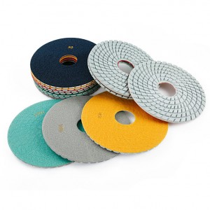 10″ 250mm Wet Diamond Polishing Pads For Marble Granite Terrazzo Flooring Renovation