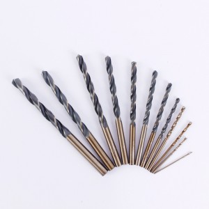 Straight Shank Drill Bits Set (1mm-10mm/19pcs) Drill Bits for Metal