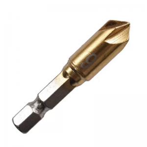 6 Pcs HSS Countersink Chamfer 5 Flute 90 Degree Drilling Bit Set