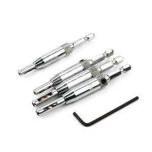 Door And Window Hinge Drill Bit Positioning Hole Opener Hexagonal Handle Positioning And Hole Drilling Integrated Drill