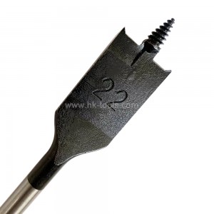 30mm 1/4” Hex Shank Self-Feed Wood Spade Drill Bit Flat Drill Bit with Screw Tip for Fast Wood Boring