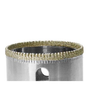 Brazed Diamond Hole Saw 6-60mm Galvanise For Glass Ceramic