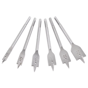 6pcs/Set 10/12/16/18/20/25mm Hex Shank Spade Bits Flat Boring Bit Wood Drill Bit Power Tools Hole Saw