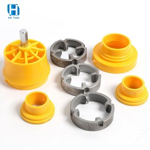 PVC Thread Maker Tool Pipe Threader Plumbing Tool Kit Plastic Pipe Thread Round Die Set for PVC Threading