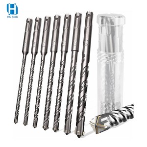 Carbide Cross Tip SDS Plus Hammer Drill Bits For Masonry Concrete Drilling