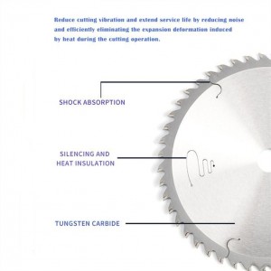 Hot Sale 7-1/4″ 185MM TCT Saw Blade Untuk Chipboard Kayu