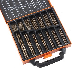 99PCS M35 HSS Cobalt Twist Drill Bit Set With Iron Box For Stainless Steel