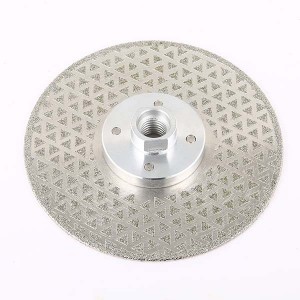 Gypsophila Diamond Electroplated Saw Blade With M14 Flange For Marble Tile