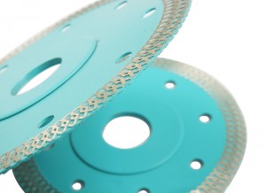 4.5Inch 115mm Hot Press Diamond Saw Blade Mesh Turbo Cutting Disc For Ceramics