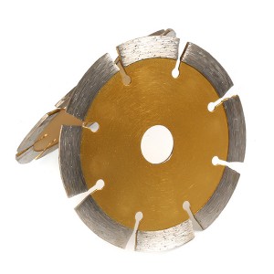 Hot Press Segment Diamond Saw Blade Dry Cutting Disc For Granite Marble Stone