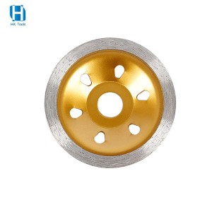 4in 100mm Diamond Continuous Cup Wheels For Grinding Granite Marble Sandstone